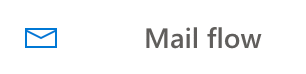 Mail flow options link in Exchange Admin Center