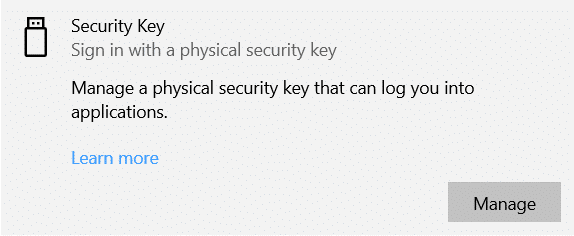 Windows Security Key Manager with Yubikey