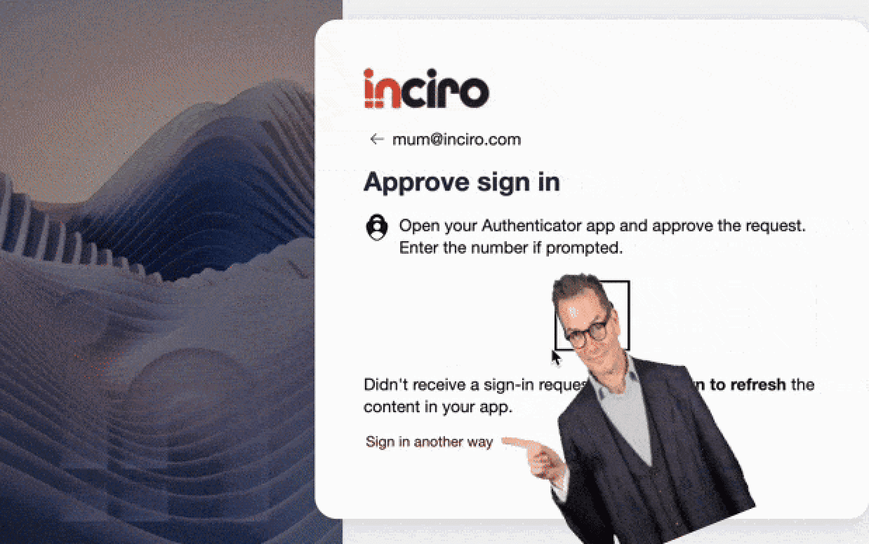 SSAR account recovery - sign-in another way option