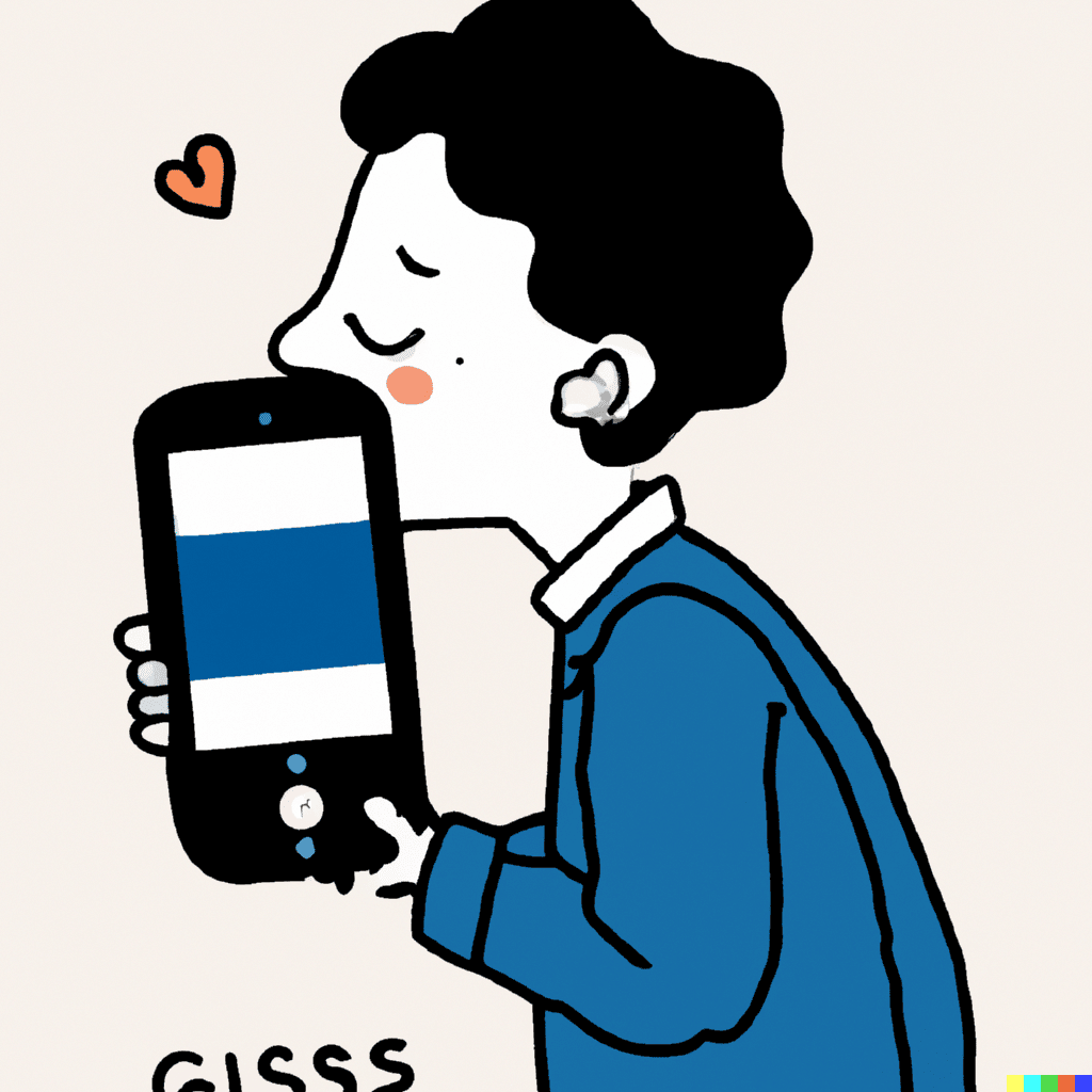 A person loving their authenticator app