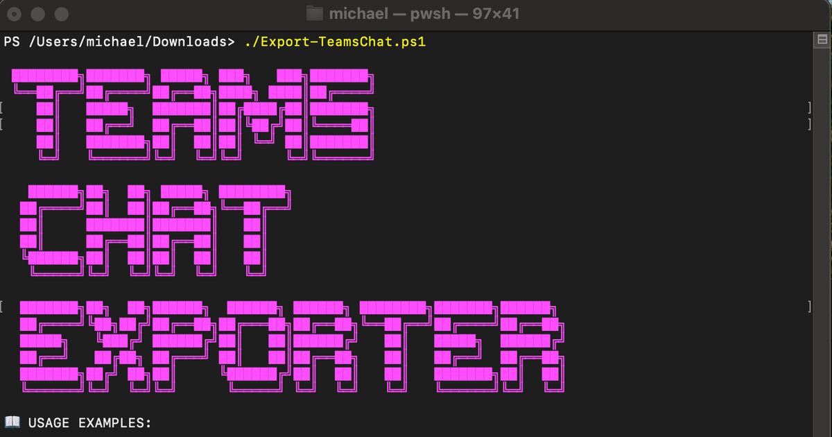 Exporting Teams Chats: Why You Might Need It, and How I Built a Tool for It
