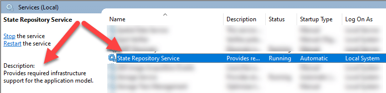 State Repository Service